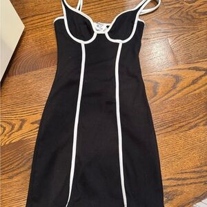 Princess Polly Black and White Mini Dress